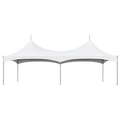 Chapiteau 20′ × 40′ blanc à louer